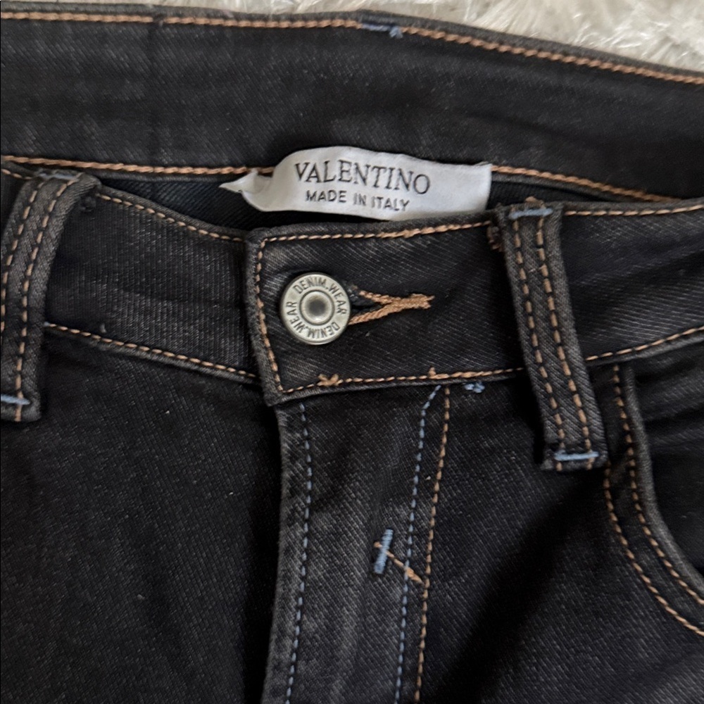 Valentino made in Italy 🇮🇹 black Jeans size M - Picture 4 of 7